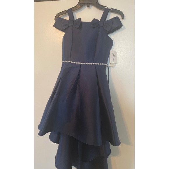 Speechless Kids size 10 formal‎ dress, Navy, High Low, Nwt, Party Dress, Wedding - Picture 1 of 5